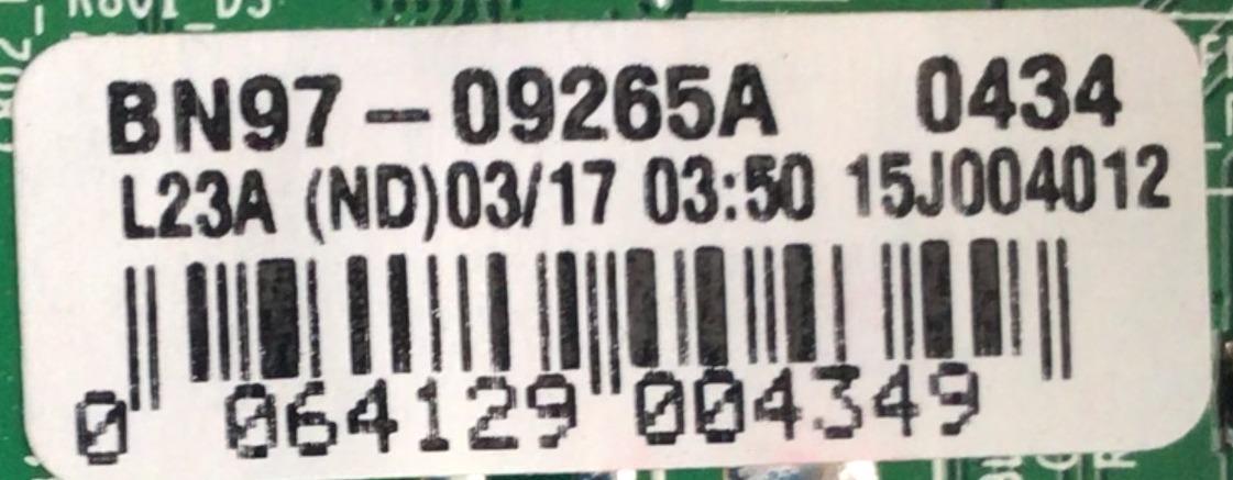 MAIN PARA TV SAMSUNG / NUMERO DE PARTE BN94-08215T / BN41-02344A / BN97-09265A / BN9408215T / PANEL CY-GJ060HGSV1H / MODELO UN60JU6500 / UN60JU6500FXZA HD01 - Imagen 3